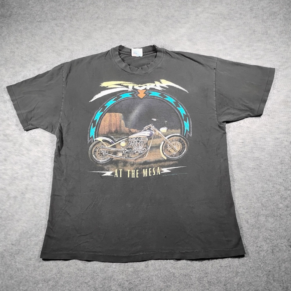 Vintage 1994 Sturgis Black Hills Rally T Shirt 54th Storm At The Mesa XL